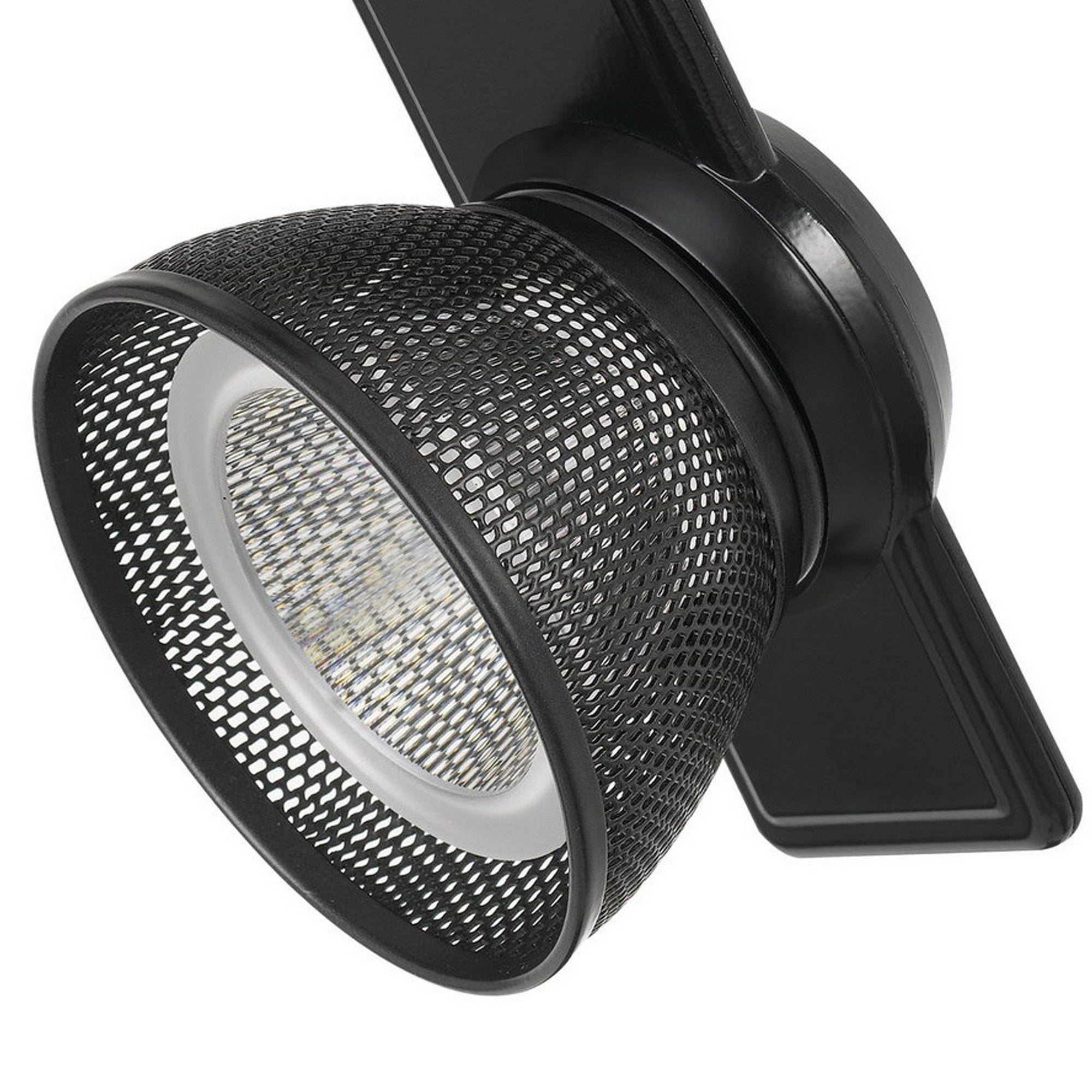 12W Integrated LED Metal Track Fixture with Mesh Head Dark Black-zoom-4