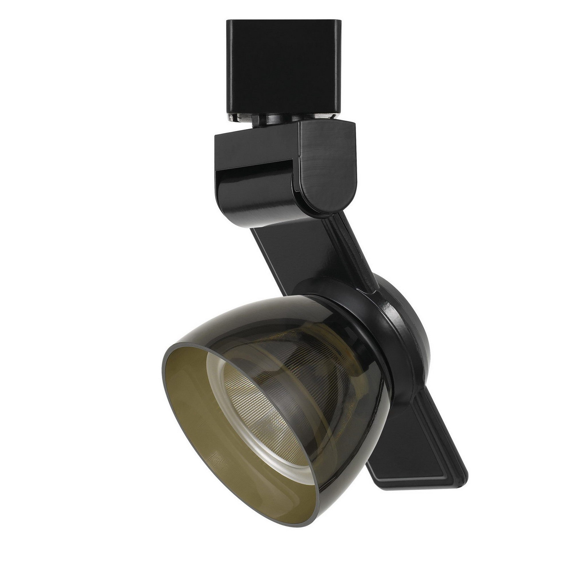 12W Integrated LED Track Fixture with Polycarbonate Head Black-zoom-1