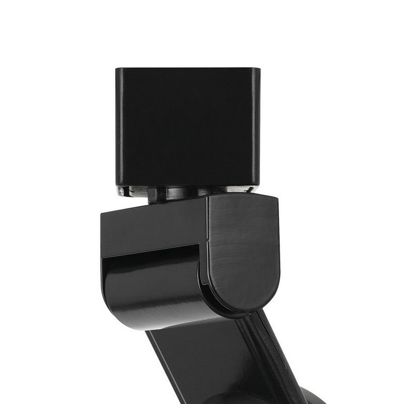 12W Integrated LED Track Fixture with Polycarbonate Head Black-zoom-