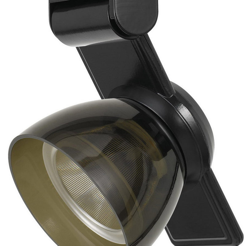 12W Integrated LED Track Fixture with Polycarbonate Head Black-zoom-
