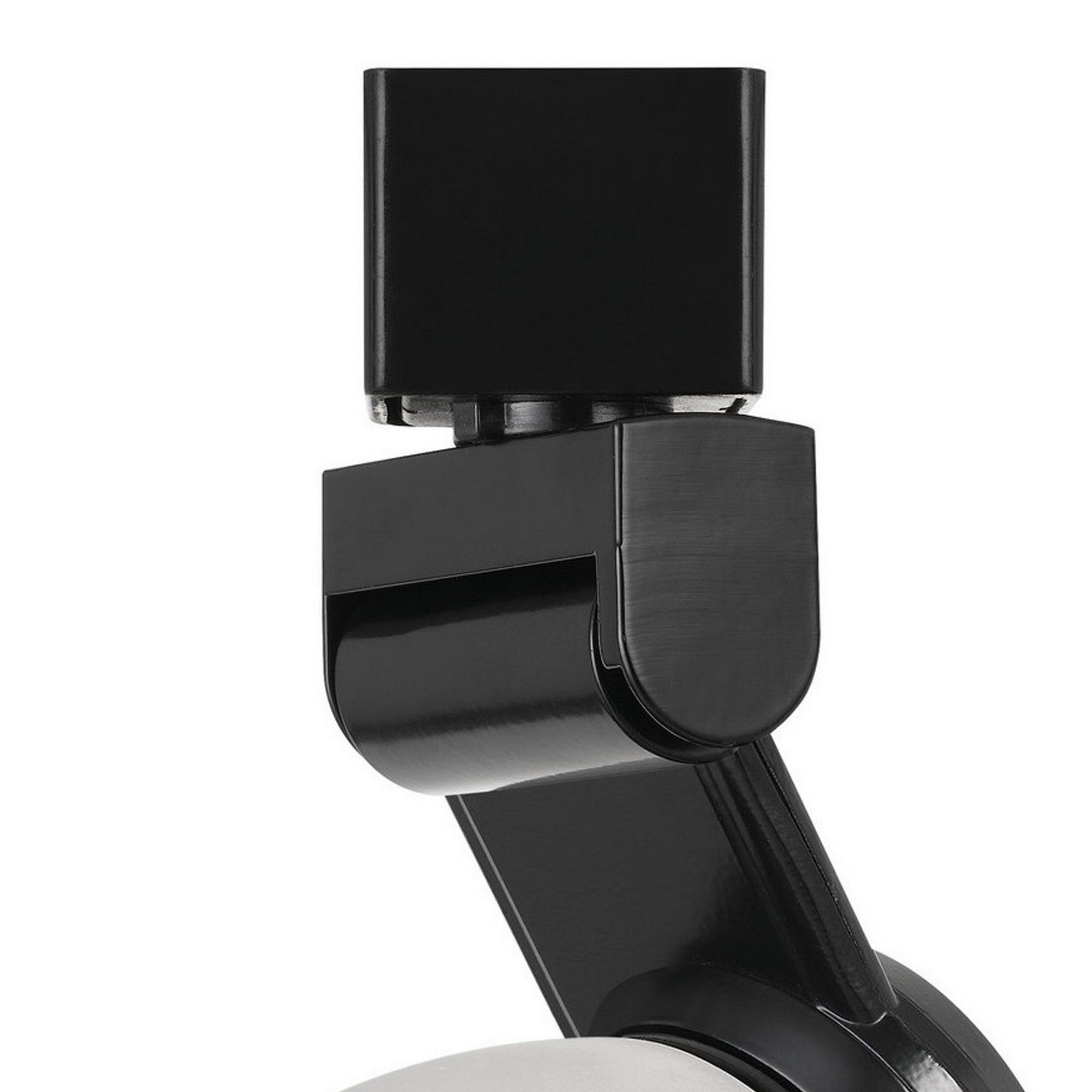 12W Integrated LED Track Fixture with Polycarbonate Head Black and White-zoom-2
