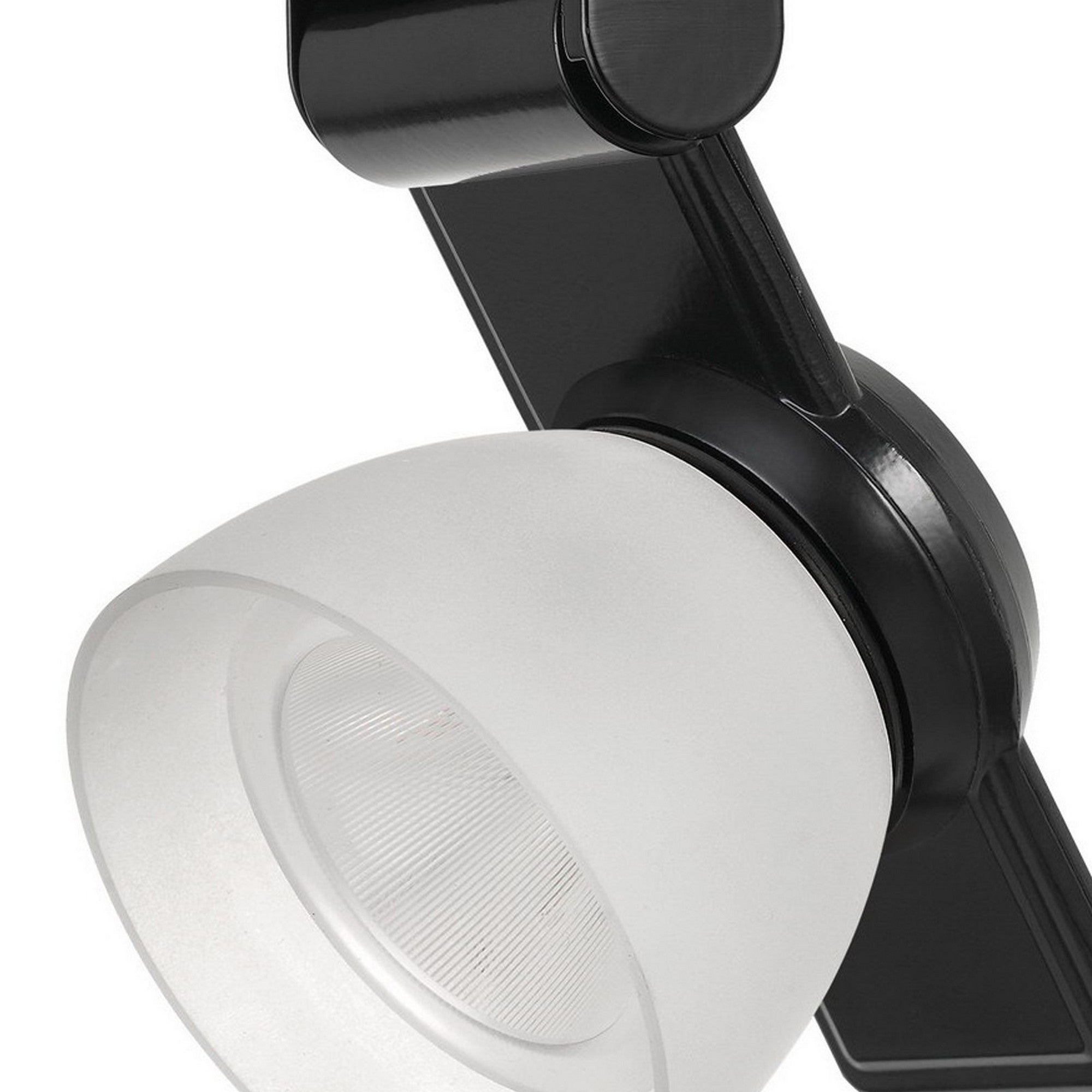 12W Integrated LED Track Fixture with Polycarbonate Head Black and White-zoom-3