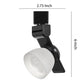 12W Integrated LED Track Fixture with Polycarbonate Head Black and White