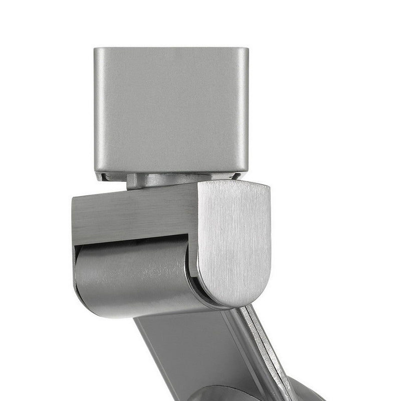 12W Integrated Metal and Polycarbonate LED Track Fixture Silver and Blue-zoom-