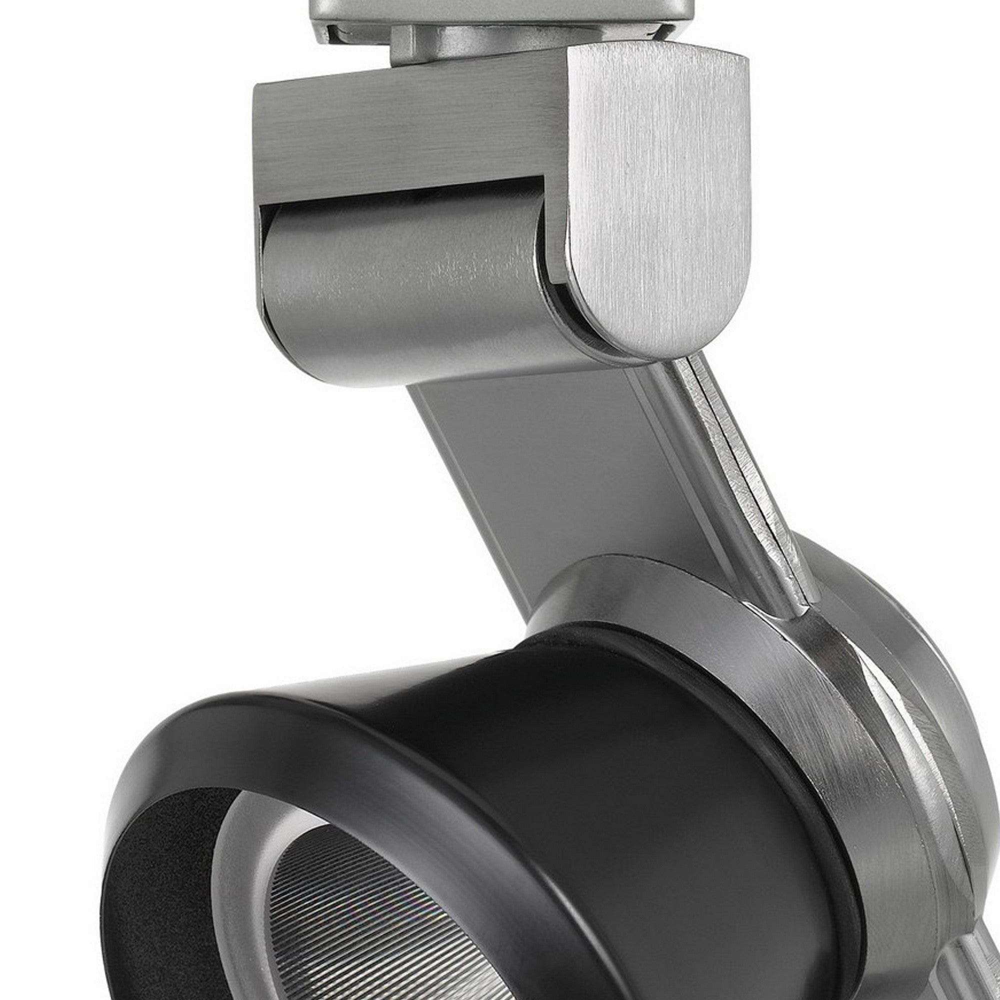12W Integrated Metal and Polycarbonate LED Track Fixture Silver and Black-zoom-3