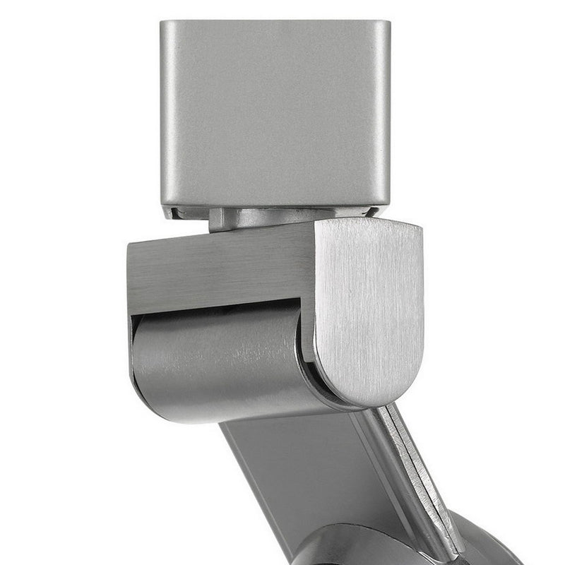 12W Integrated Metal and Polycarbonate LED Track Fixture Silver-zoom-