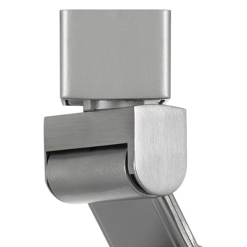 12W Integrated LED Metal Track Fixture with Cone Head Silver and Black-zoom-