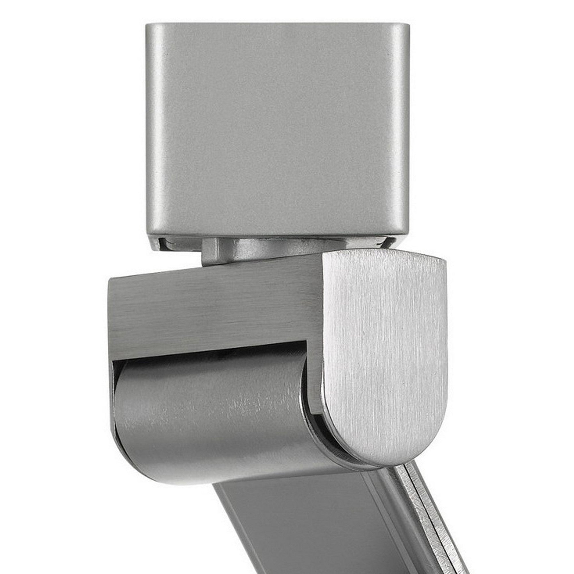 12W Integrated LED Metal Track Fixture with Cone Head Silver and White-zoom-2
