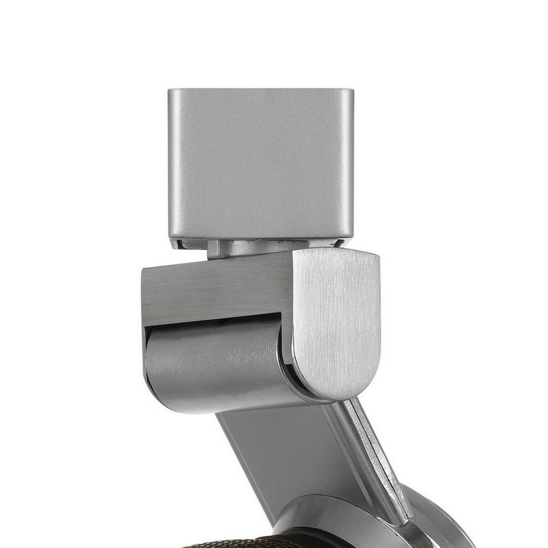 12W Integrated LED Metal Track Fixture with Mesh Head Silver and Bronze-zoom-