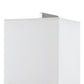 Metal Wall Lamp With Rectangular Shade And Gooseneck Reading Light Silver