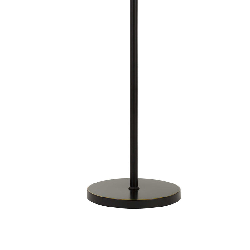 10w Led Adjustable Metal Floor Lamp With Swing Arm Black-zoom-