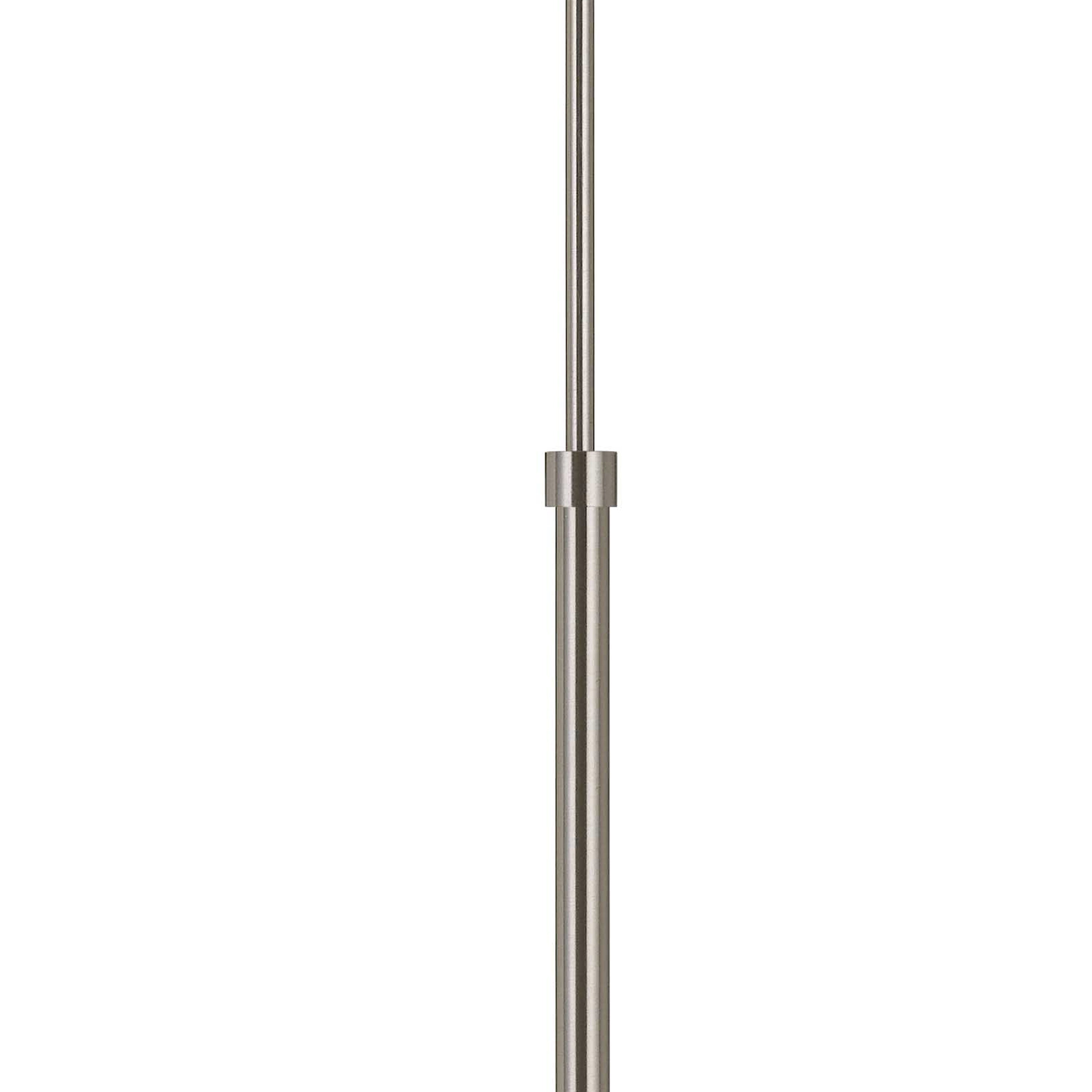 10w Led Adjustable Metal Floor Lamp With Swing Arm Chrome-zoom-3