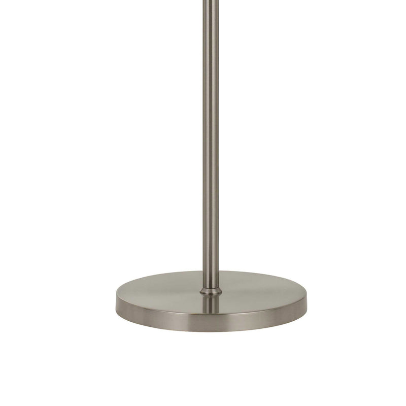10w Led Adjustable Metal Floor Lamp With Swing Arm Chrome-zoom-