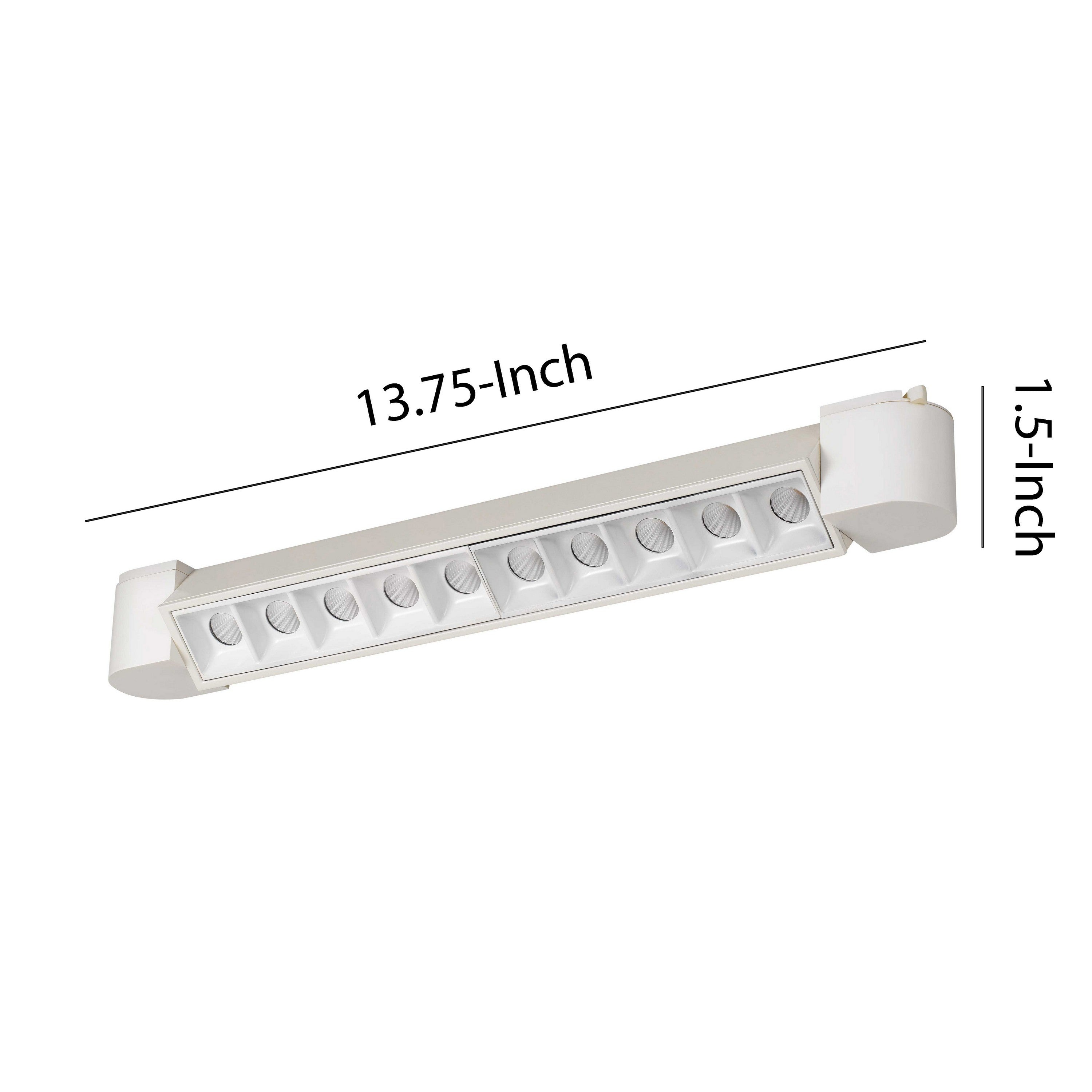 20 W Integrated LED Linear Design Track Fixture with Dimmer Feature White-zoom-5