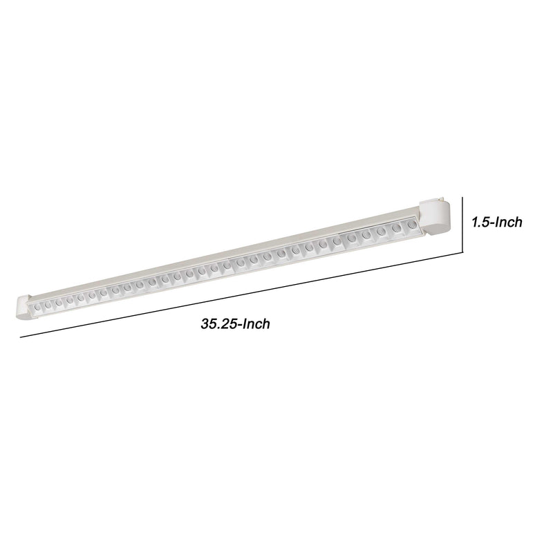 60 W Integrated LED Metal Track Fixture with Linear Design White-zoom-