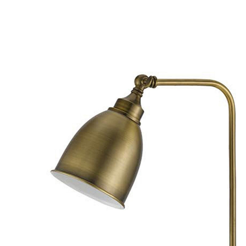 Metal Round 62" Floor Lamp With Adjustable Pole Antique Bronze-zoom-