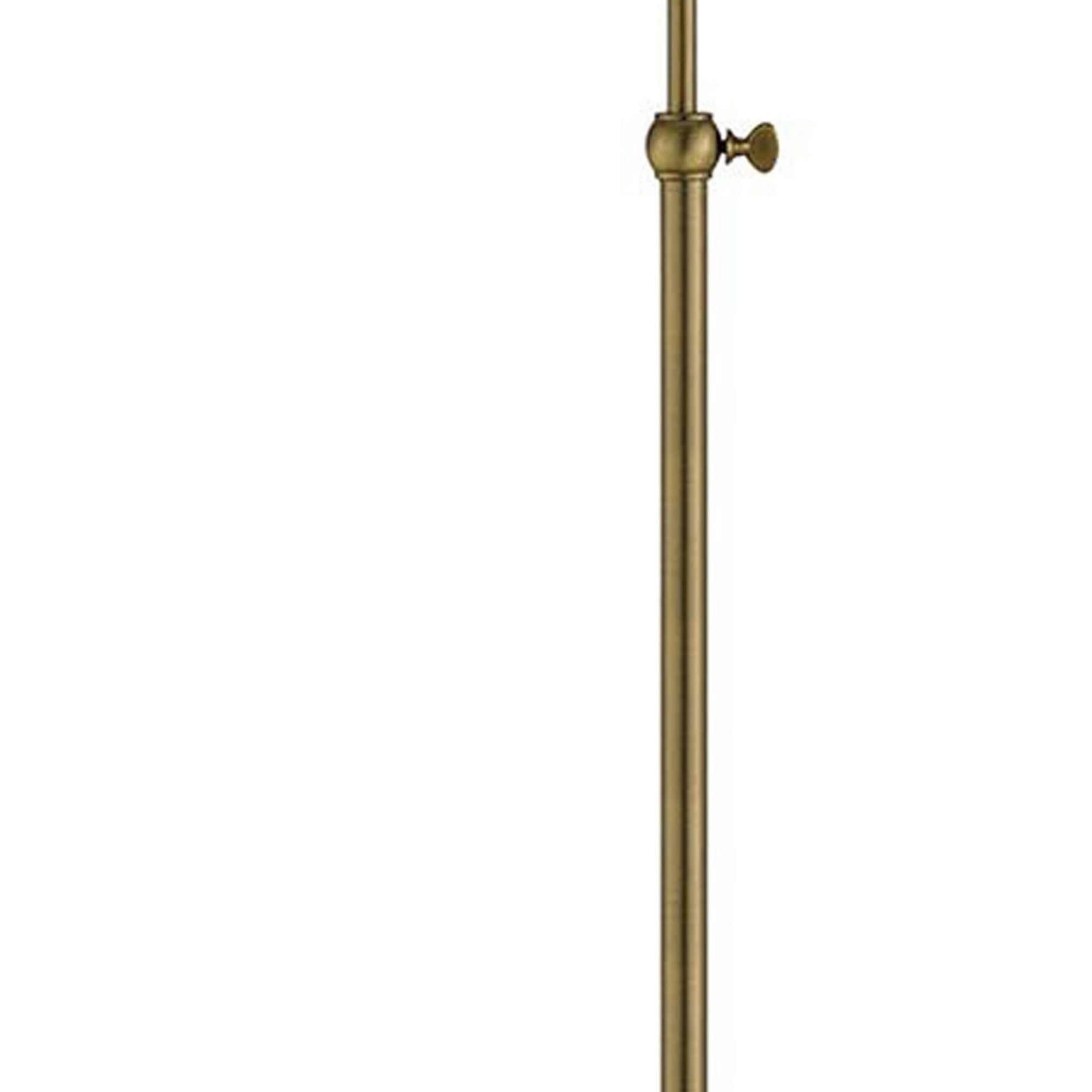 Metal Round 62" Floor Lamp With Adjustable Pole Antique Bronze-zoom-3