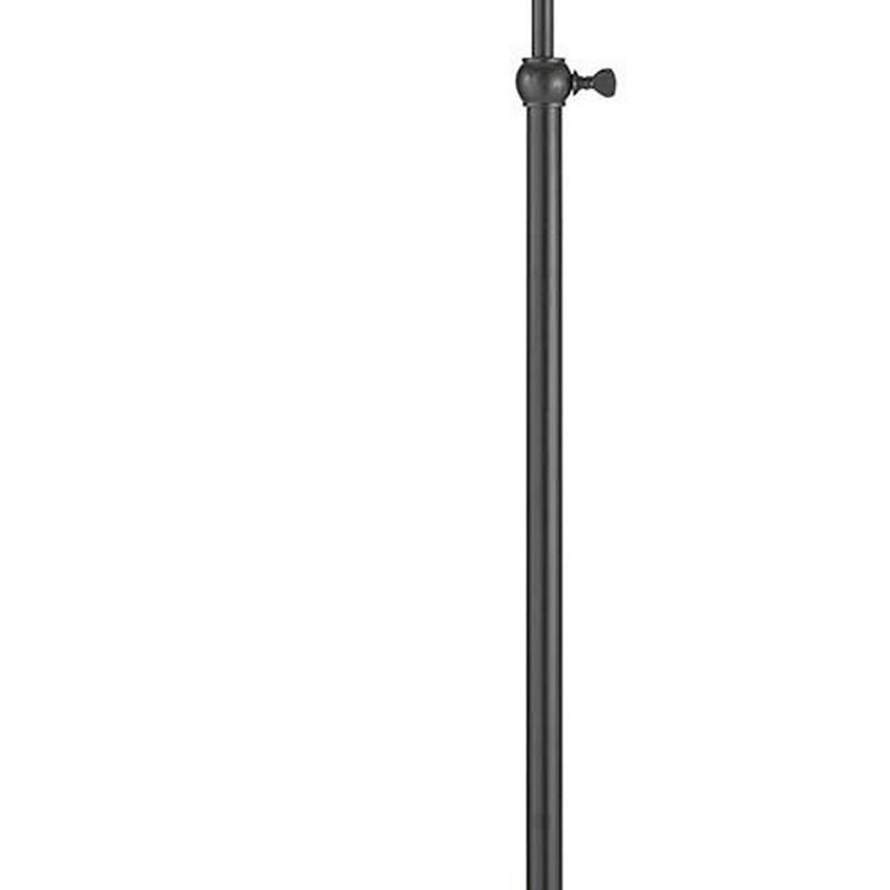 Metal Round 62" Floor Lamp With Adjustable Pole Dark Bronze-zoom-
