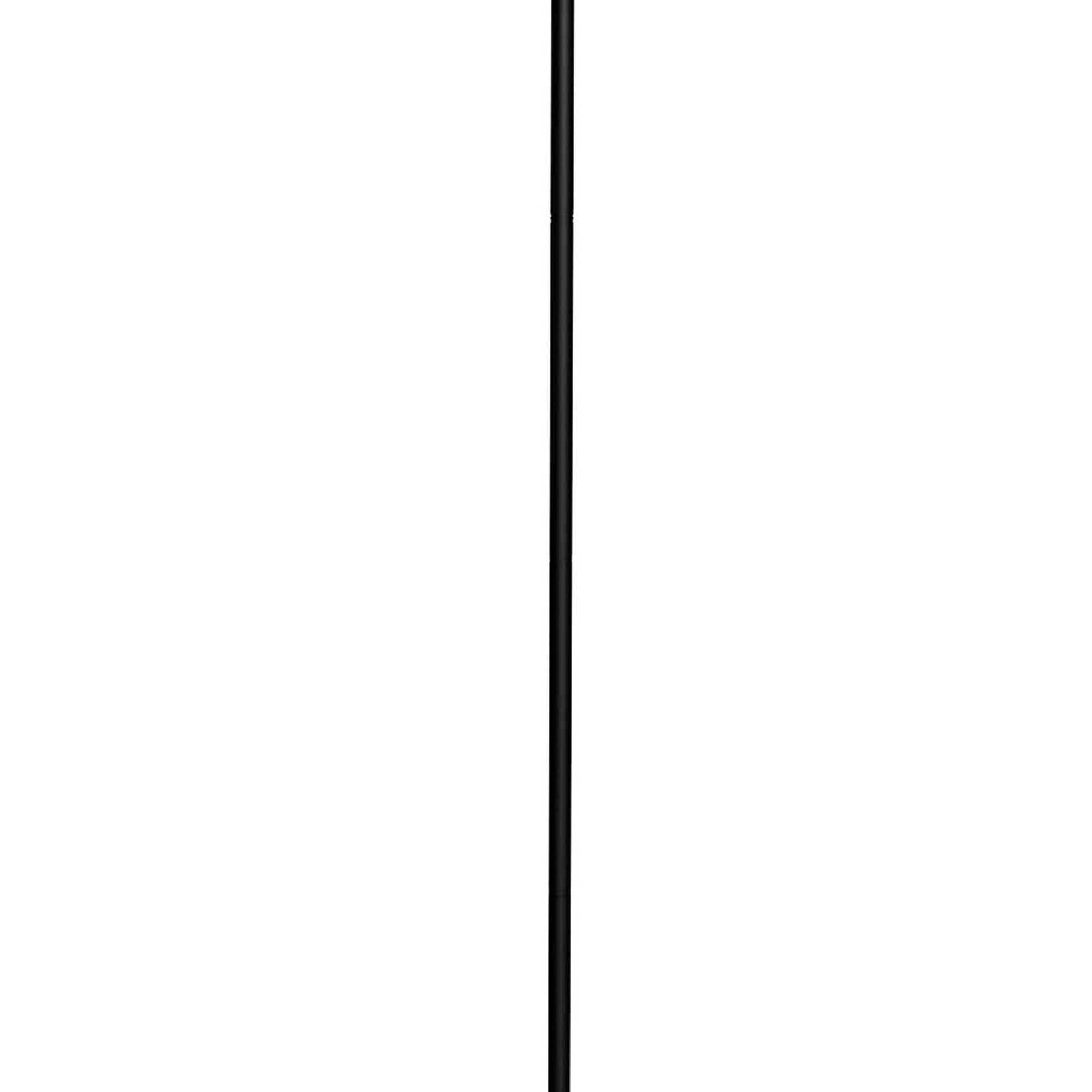 70 Inch Metal 3 Way Torchiere Floor Lamp Frosted Glass Black And White-zoom-3