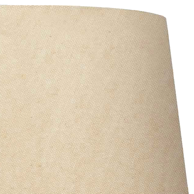 Metal Frame Table Lamp with Fabric Shade Beige and Black-zoom-