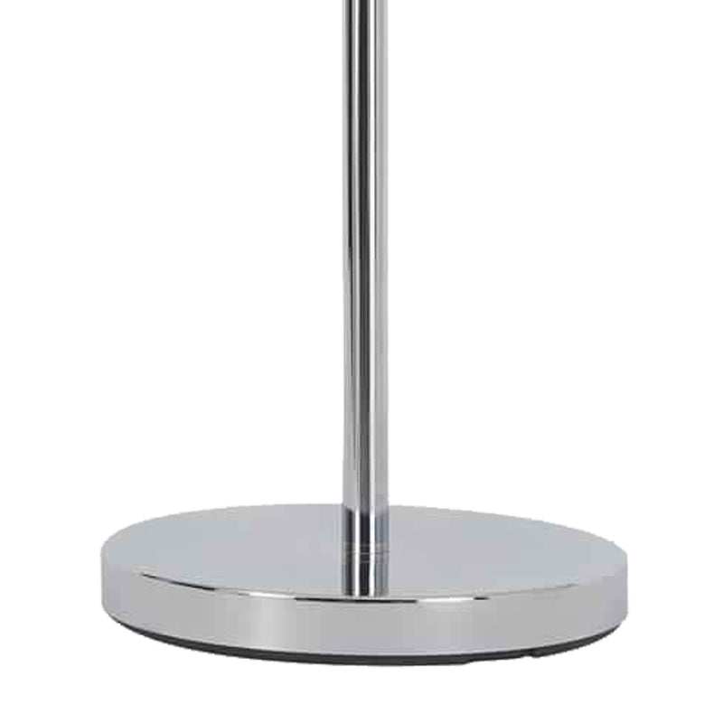 Contemporary Floor Lamp With Metal And Acrylic Ball Shades Silver-zoom-