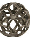 Aluminum Frame Decorative Metal Spheres Set Of 3 Gray