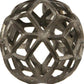 Aluminum Frame Decorative Metal Spheres Set Of 3 Gray