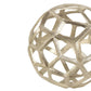 Aluminum Frame Decorative Metal Spheres Set Of 3 Silver