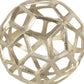Aluminum Frame Decorative Metal Spheres Set Of 3 Silver