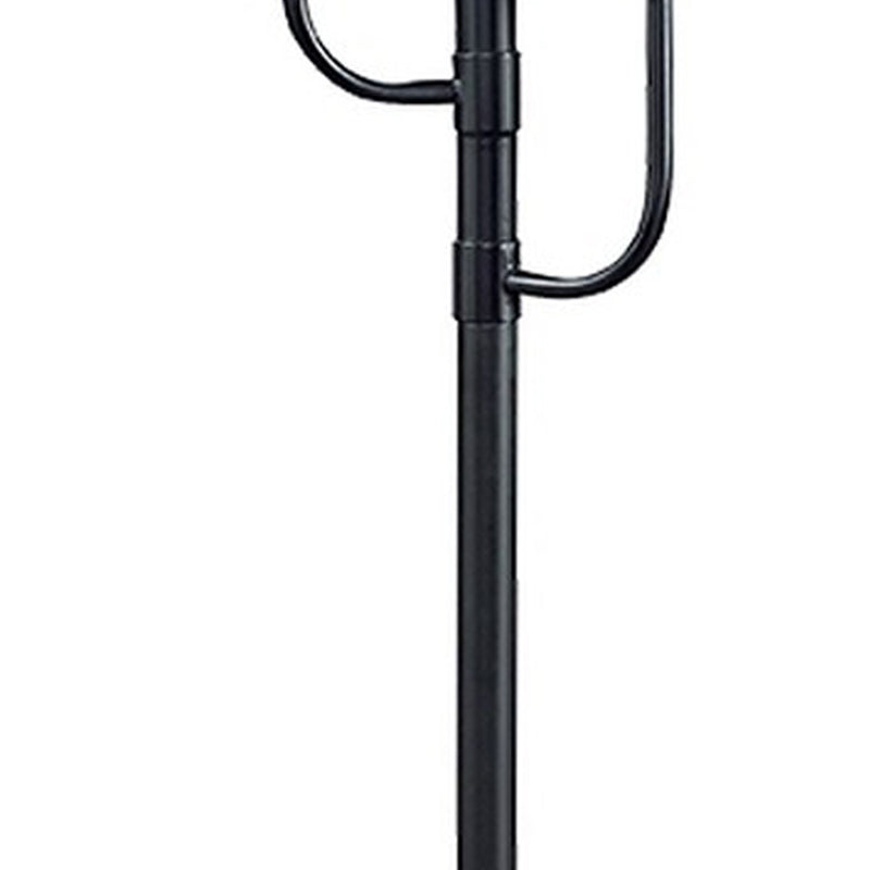 3 Glass Shade Metal Frame Floor Lamp Bronze-zoom-