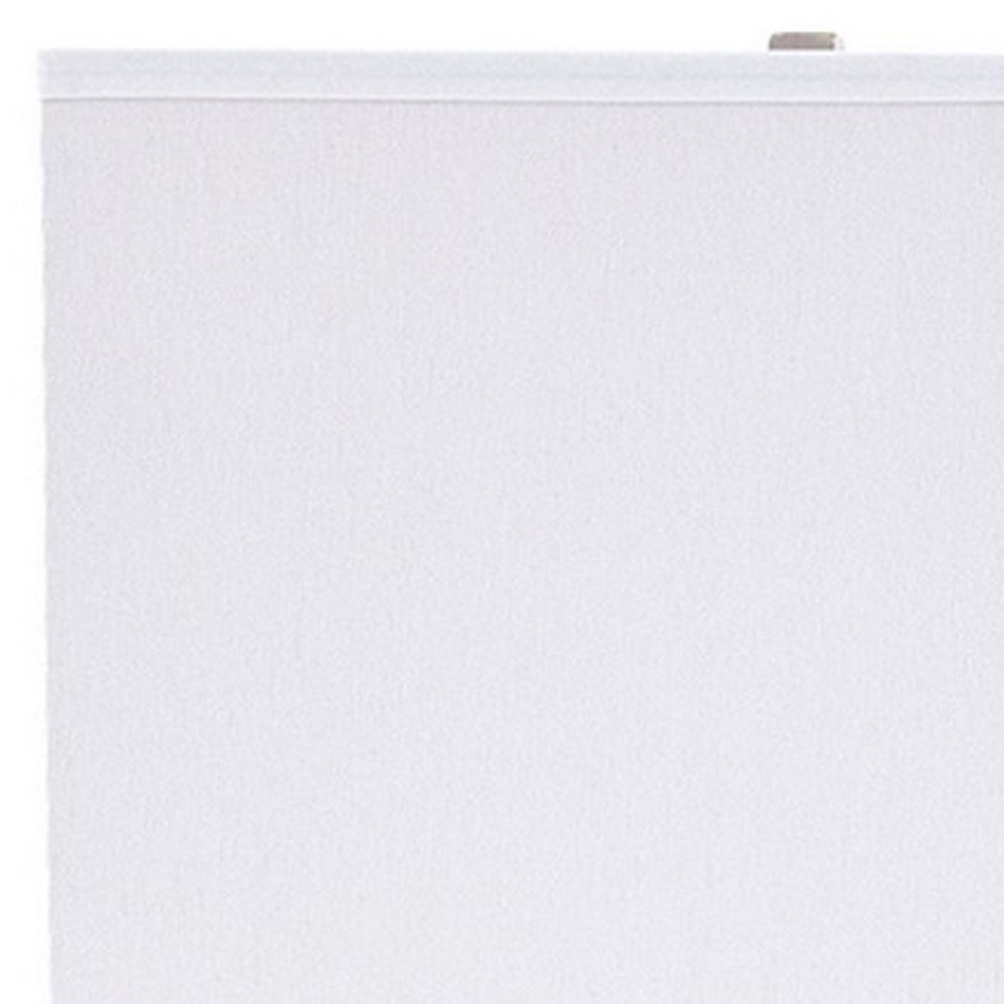 Metal Frame Table Lamp with Hardback Shade Set of 2 White and Silver-zoom-4