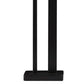 Metal Frame Table Lamp with Hardback Shade Set of 2 Off White and Bronze