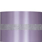 Acrylic and Metal Base Table Lamp with Fabric Shade Purple