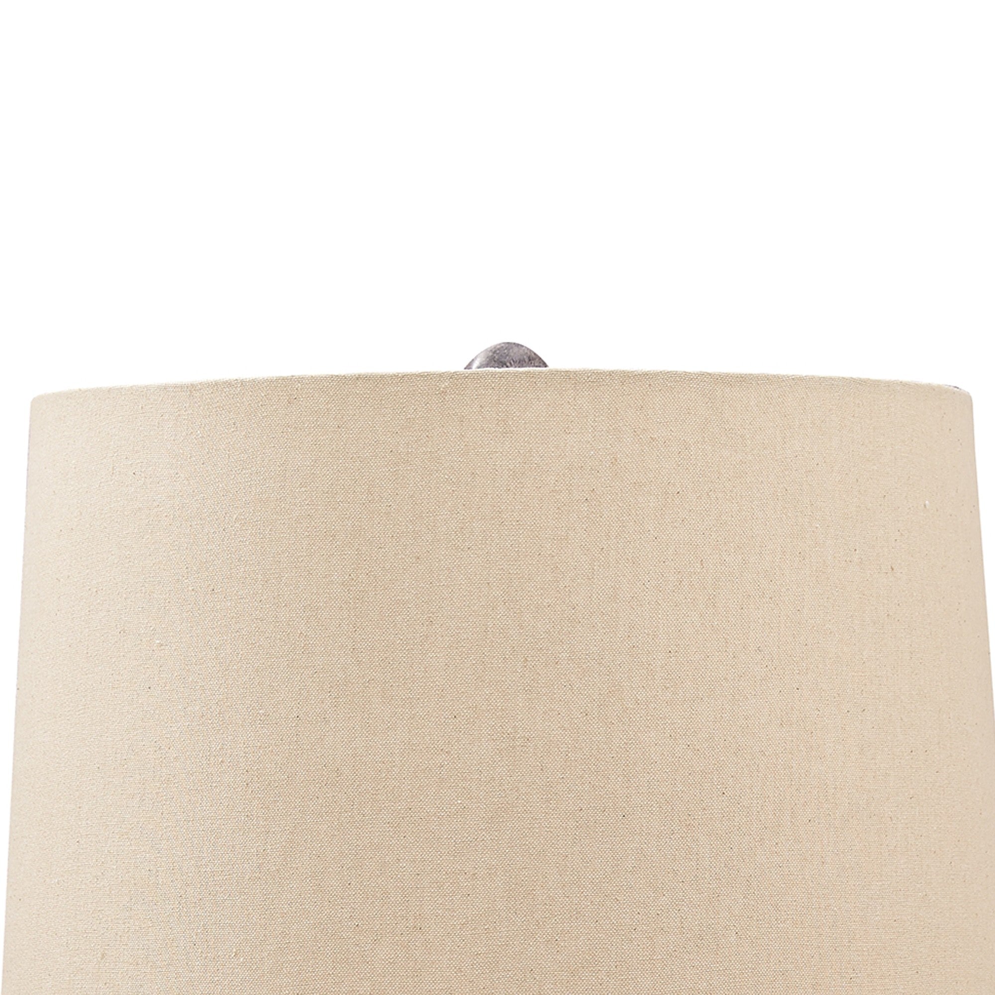 Metal Table Lamp with Urn Shape Base Brown-zoom-2
