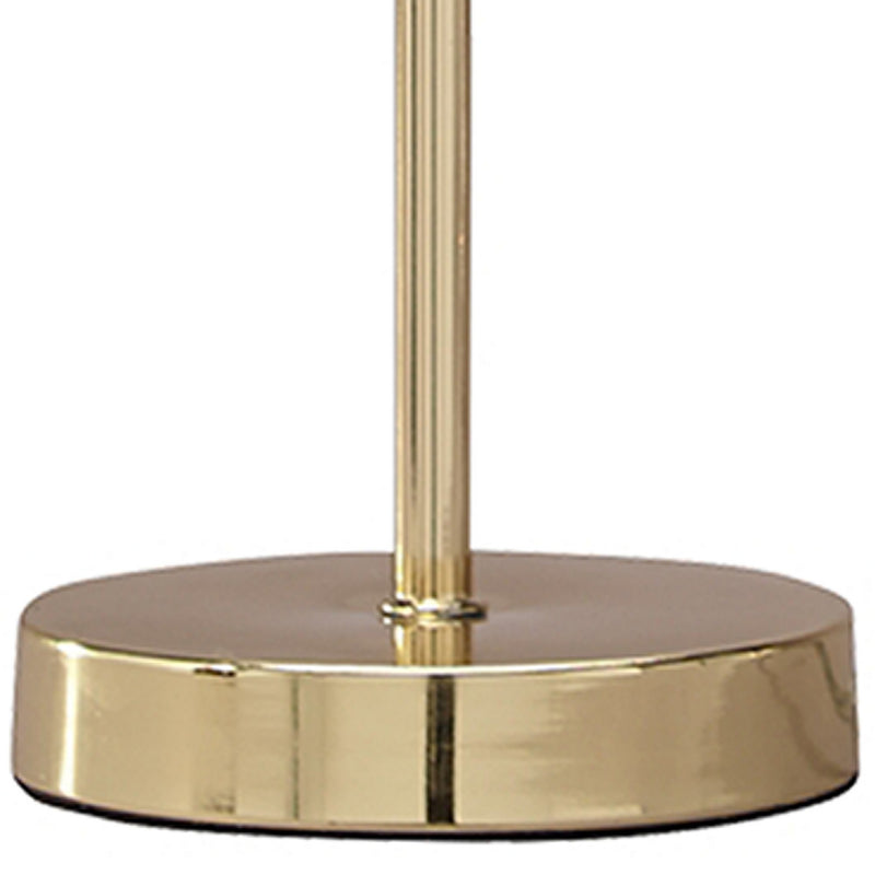 Metal Table Lamp with Sequined Shade Multicolor-zoom-