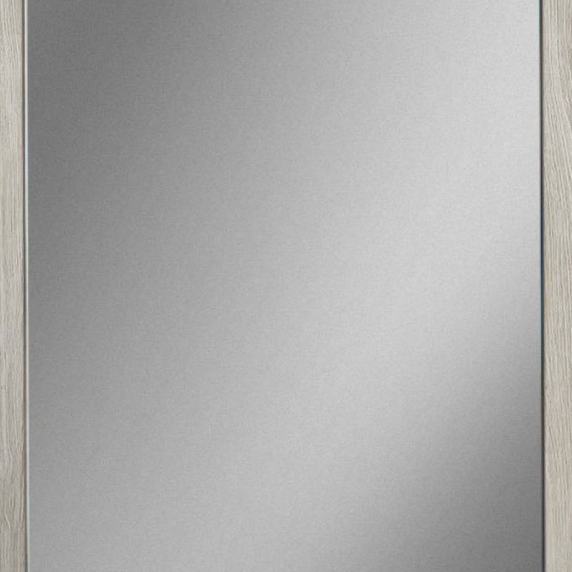 Dual Tone Wall Mirror With Wooden Frame Black And Gray-zoom-3