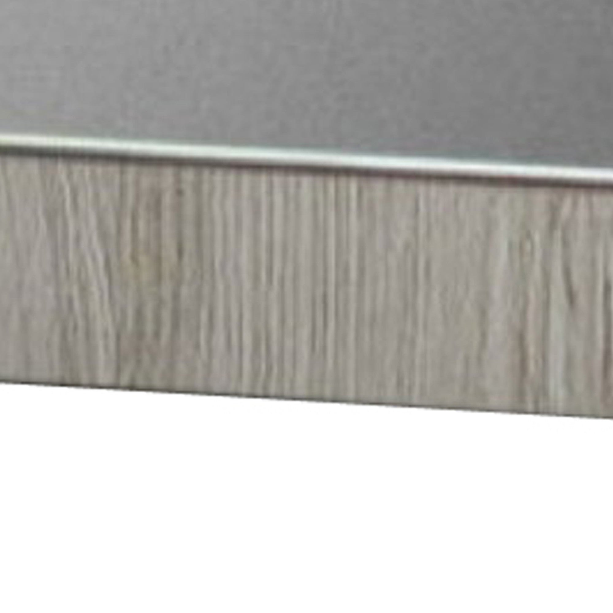 Dual Tone Wall Mirror With Wooden Frame Black And Gray-zoom-4