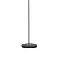Tubular Metal Floor Lamp With Horn Style Shade Black