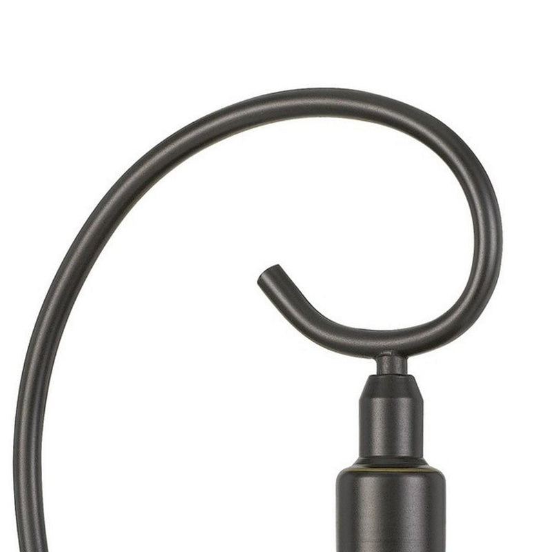 Metal Downbridge Design Table Lamp with Cage Shade Dark Bronze-zoom-