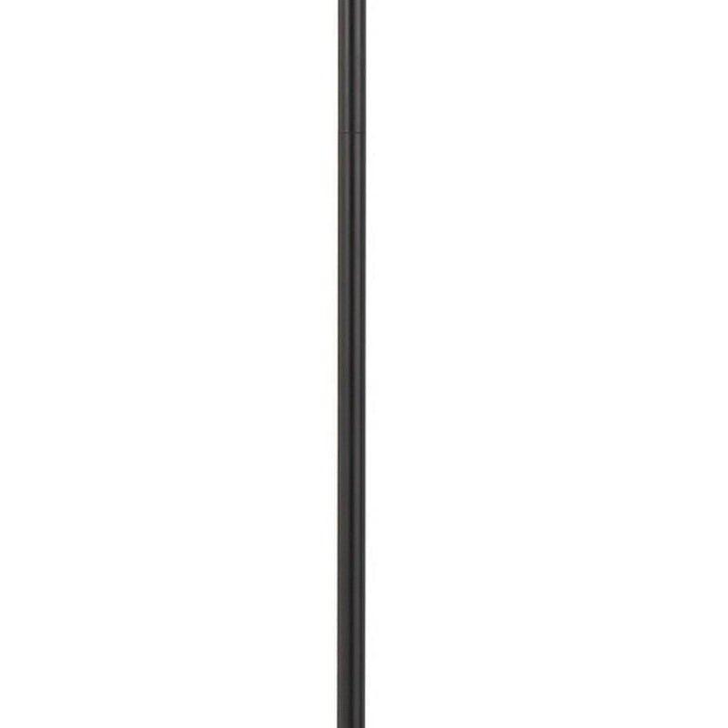 12 Watt Led Metal Frame Floor Lamp With Adjustable Head Black-zoom-