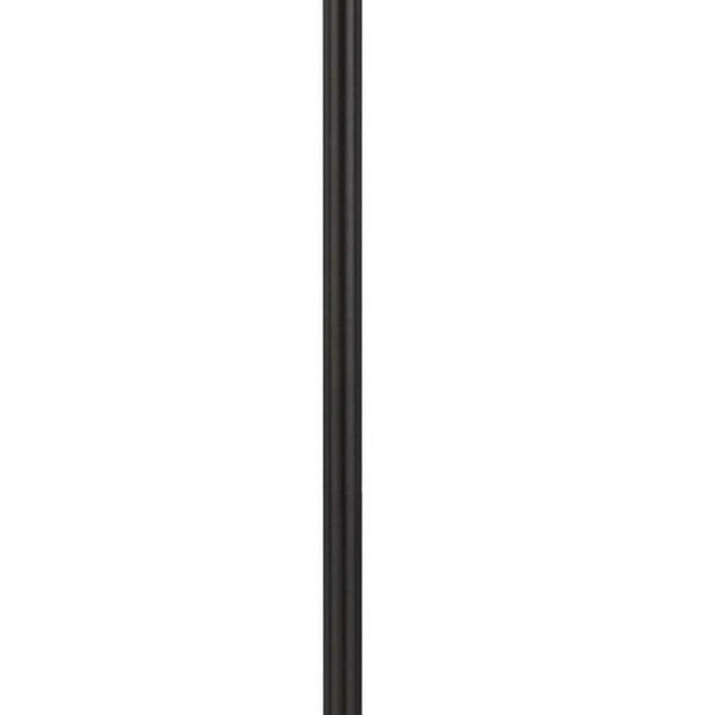180 Watt Metal Floor Lamp With 3 Roped Shades Black-zoom-