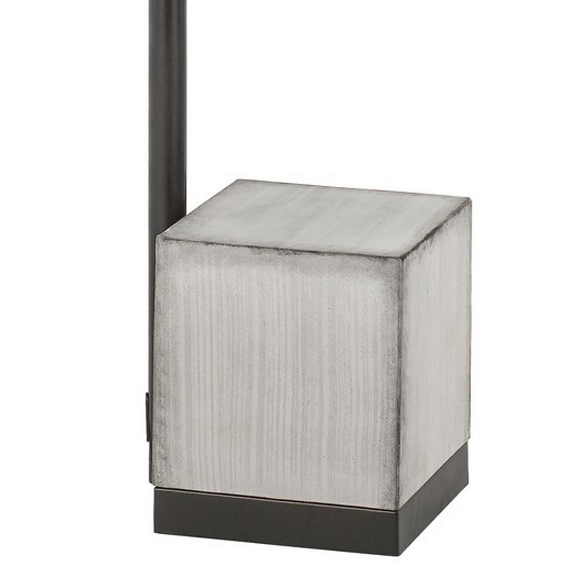 Downbridge Design Floor Lamp With Cement Block Base Bronze-zoom-4