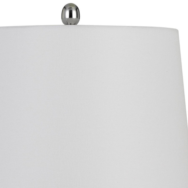 24" Ceramic Table Lamp with Pot Shaped Base Green and White-zoom-