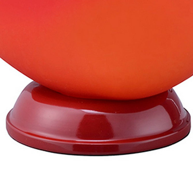 Table Lamp with Heart Shaped Glass Shade Red-zoom-