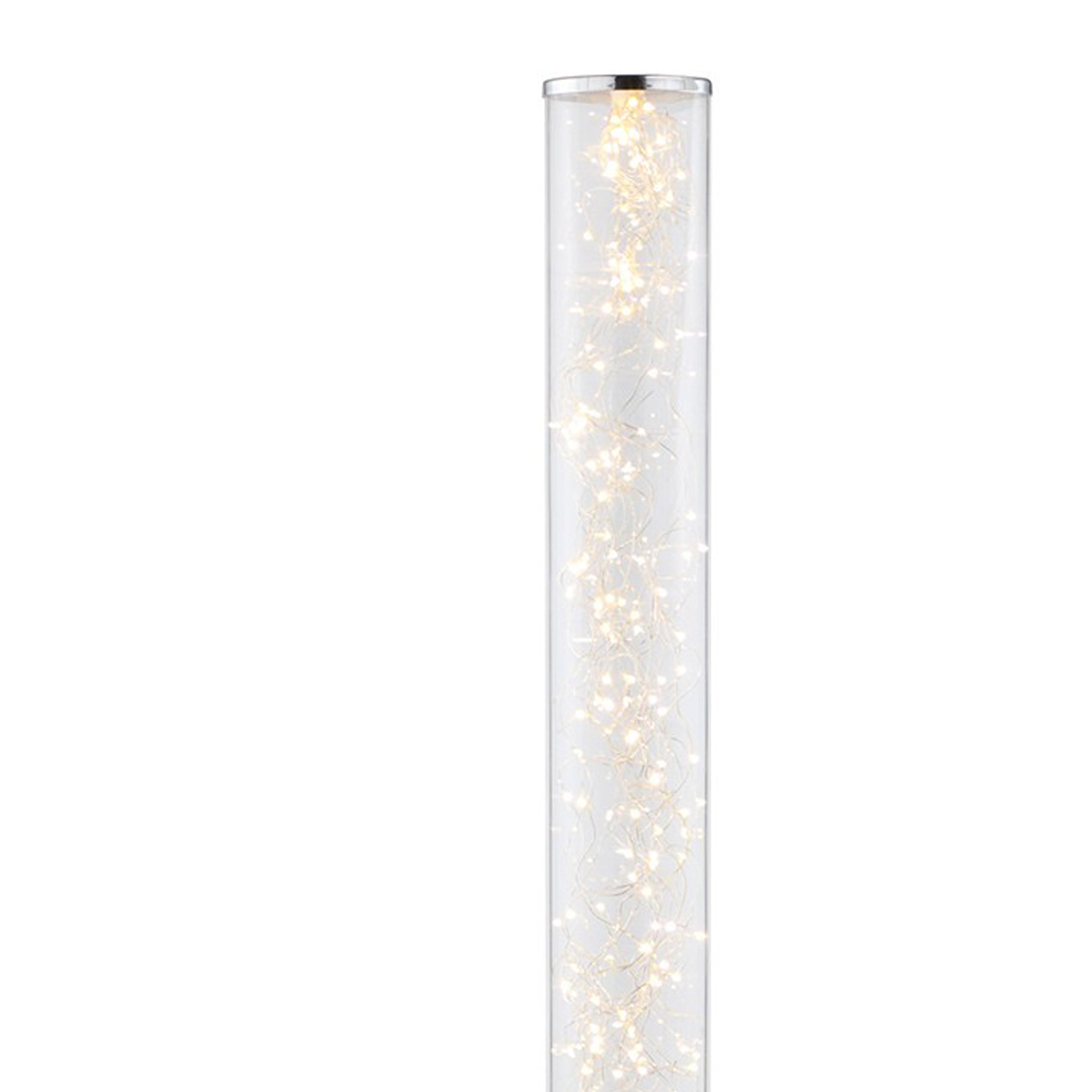 Floor Lamp With 360 Pieces Led Rope Bulbs Silver