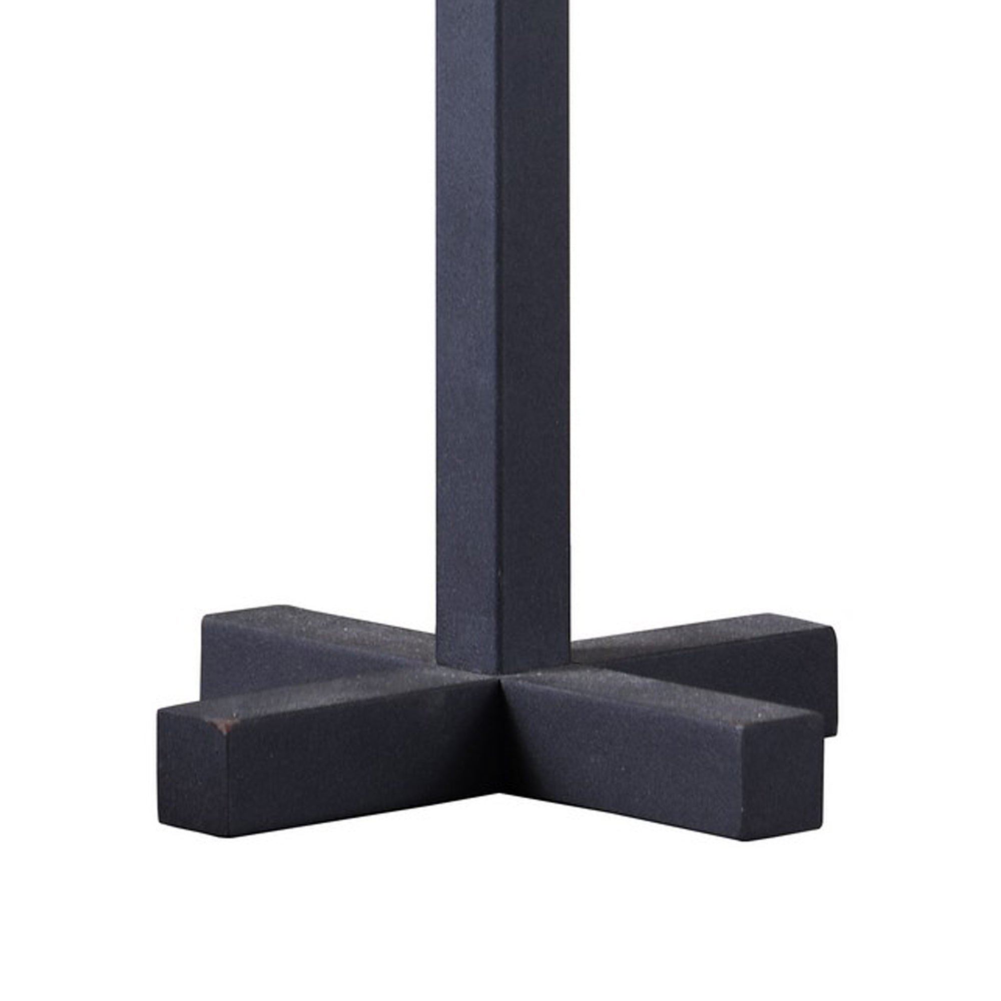 Table Lamp with Metal Cross Legged Base Black-zoom-3