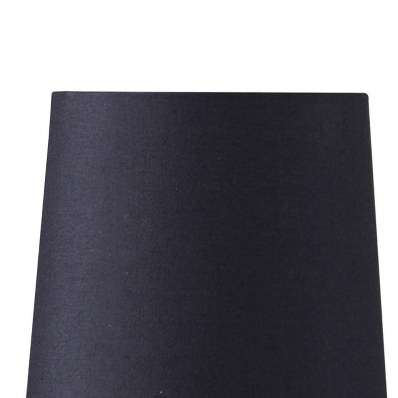 Table Lamp with Metal Cross Legged Base Black-zoom-