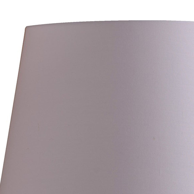 Table Lamp with Metal Female Figurine Base Silver-zoom-