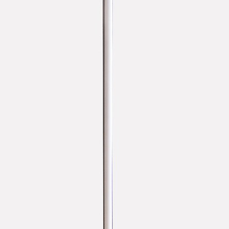 Floor Lamp With Metal Curved Integrated Led Matte White-zoom-
