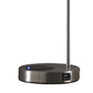 Table Lamp with Wireless Charging and USB Port Silver